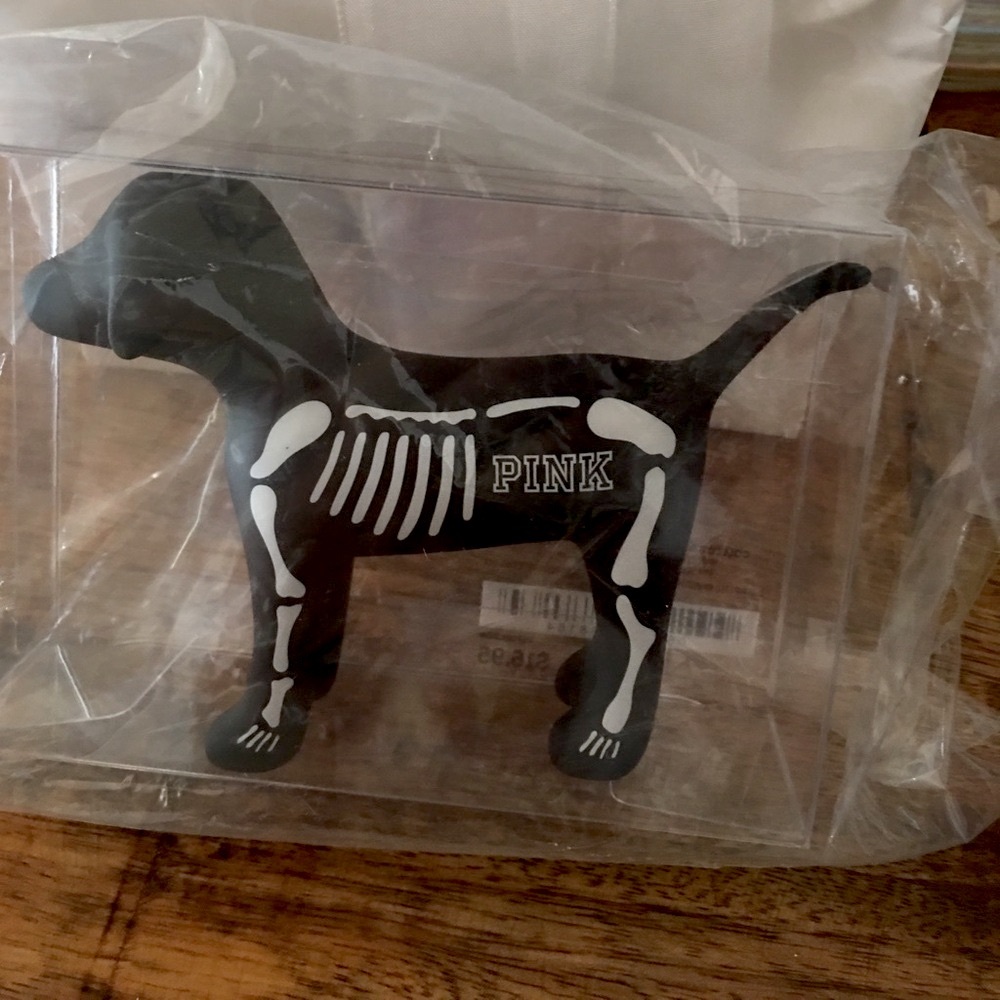 🖤 Victoria's Secret PINK Halloween Skeleton Dog